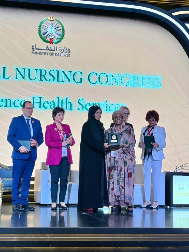 Global Recognition in Riyadh: Dr. Edna Adan Receives International Nursing Leadership Award
